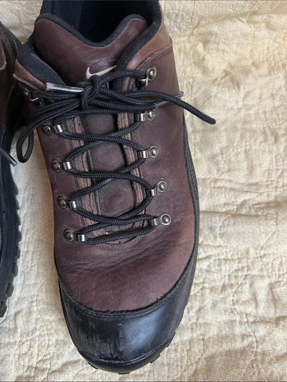 Nike ACG Brown and Black Leather Trail Boots
